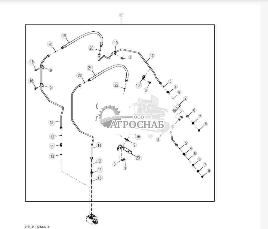 Kit, Pin Disconnect Plumbing,Standard Z-Bar 